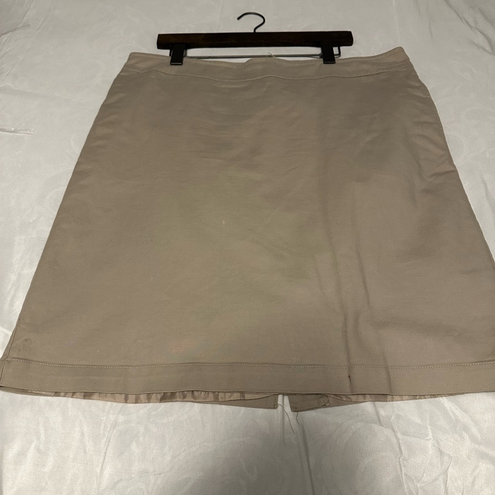 Merona A-Line Skirt in Tan